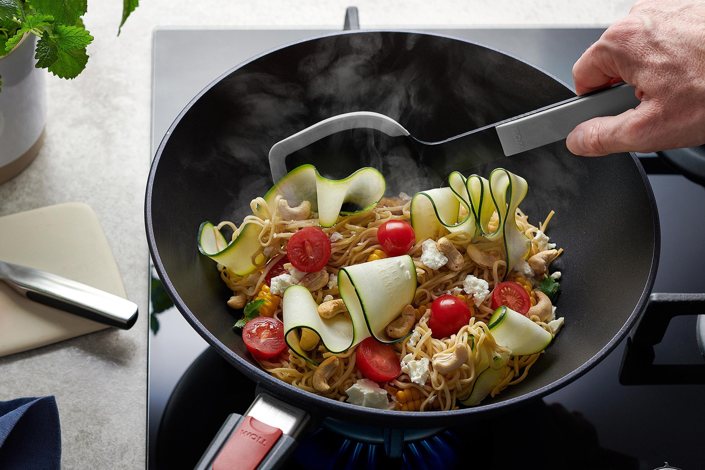 WOLL Kochbesteck-Set »Cook it«, (Set, 3 tlg.), aus hochwertigem Kunststoff und Silikon