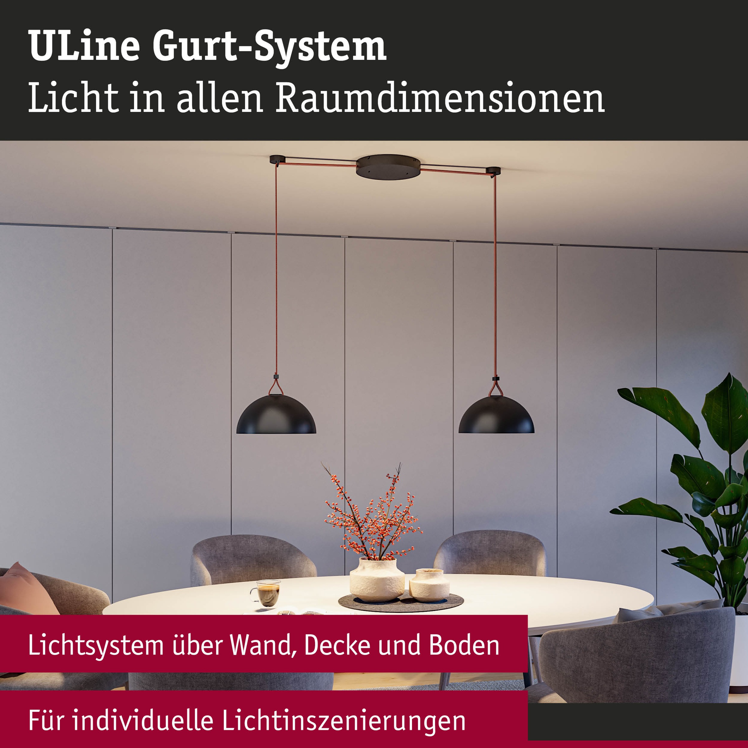 Paulmann Hängeleuchte »ULine Gurt Belt  10m« 1 Stk.