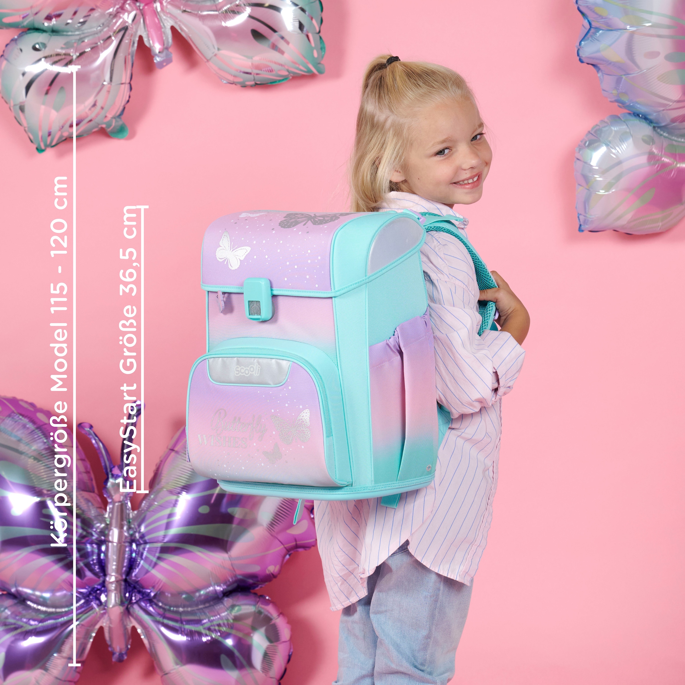 Scooli Schulranzen »Easy Start« Reflektoren