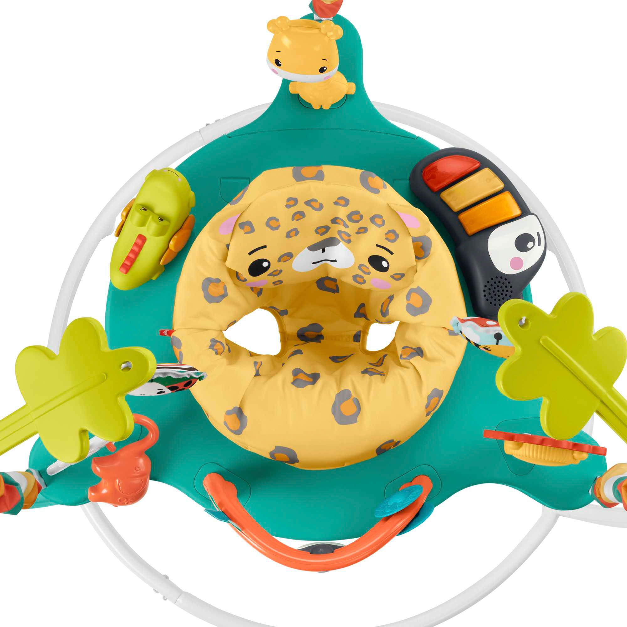 Fisher-Price® Hüpfspielzeug »Hüpf-Leopard Jumperoo«, mit Musik, Lichtern und Geräuschen