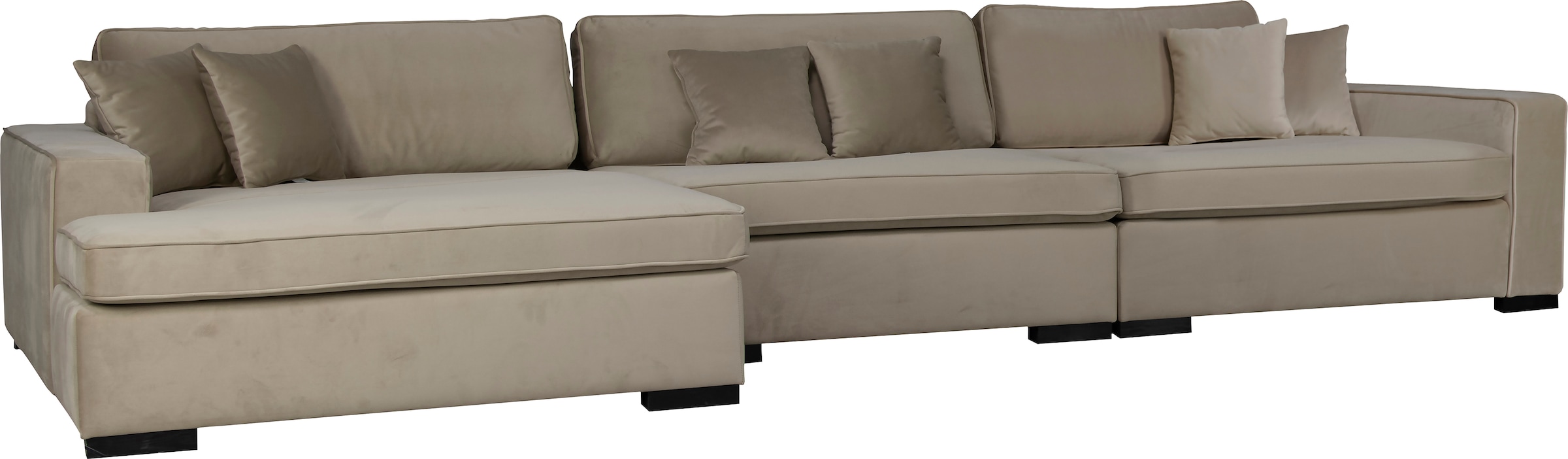 Guido Maria Kretschmer Home&Living Sofa-Eckelement »Skara XXL L-Form«, Lounge-Sofa XXL mit Federkern-Polsterung, in vielen Bezugsvarianten
