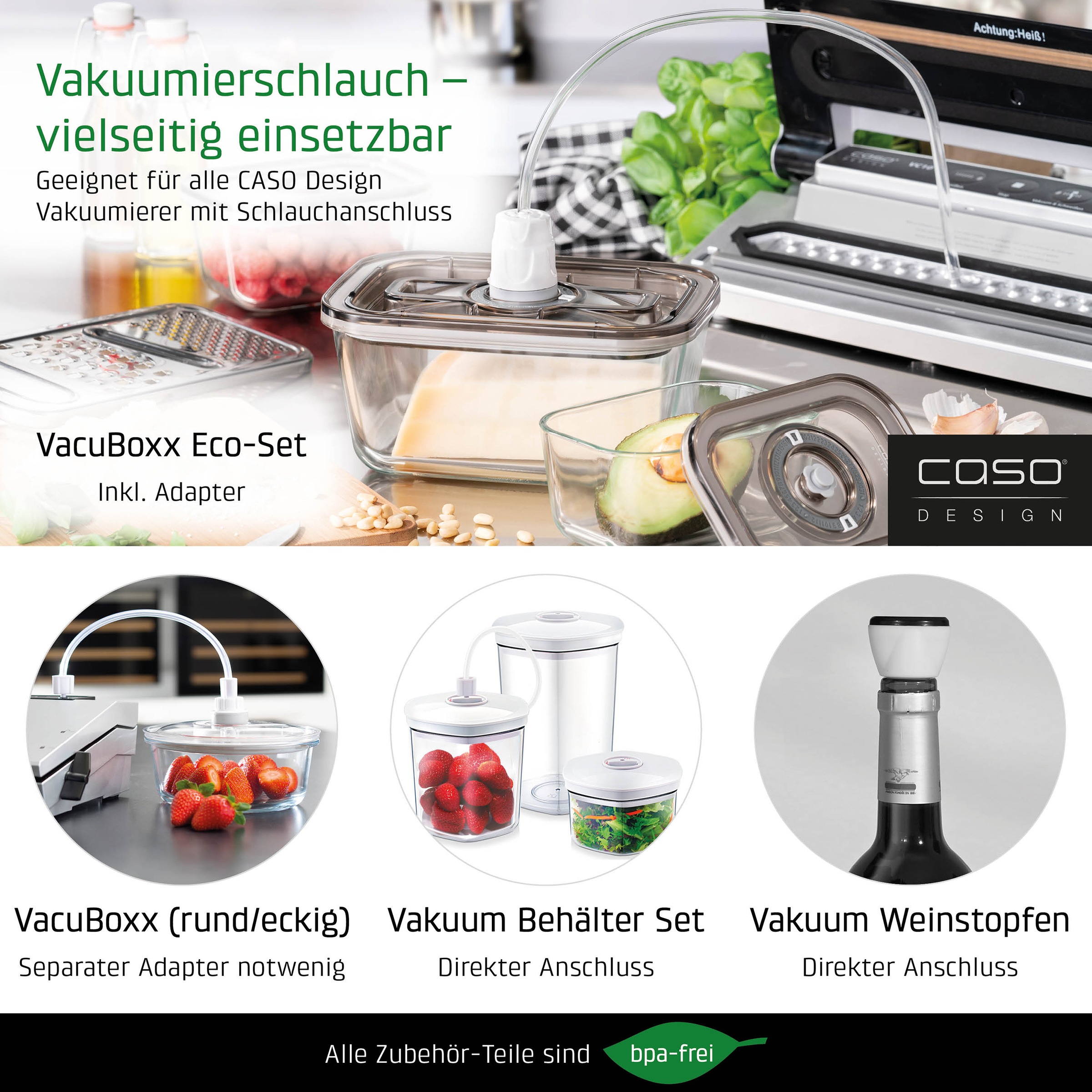 Caso Vakuumierer »1374  VC10 PlusEdition« Rollenbreite 30 cm 110 W