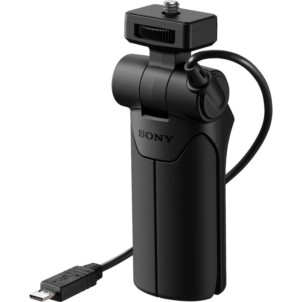 Sony Systemkamera »DSC-RX100 III G«, 24-70mm Carl Zeiss Vario Sonnar T* Objektiv (F1.8-F2.8), 20,1 MP, 2,9 fachx opt. Zoom, NFC-WLAN (Wi-Fi), inkl. VCT-SGR1 Stativgriff