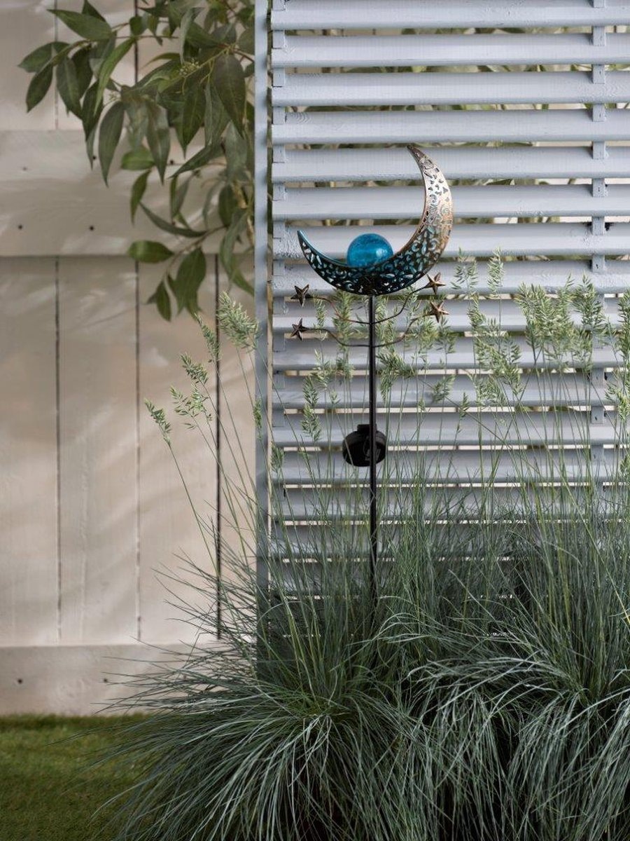 LUXFORM Gartenleuchte »Solar-Erdspieß-Gartenlampe - Mandala - 2 Stück«, Leuchtmittel LED-Modul | LED fest integriert, Dekoratives Gartenornament