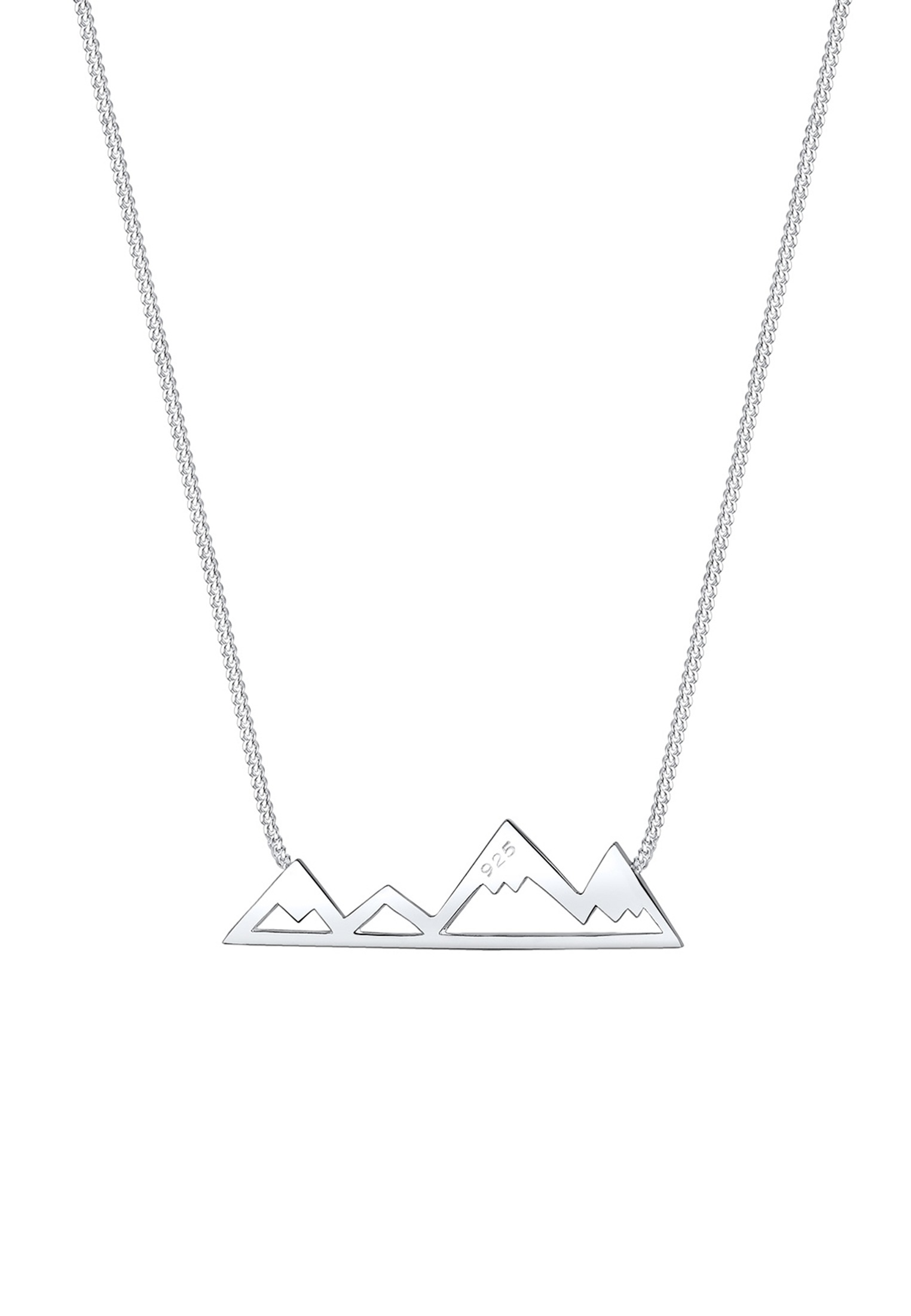 Elli Kette mit Anhänger »Anhänger Berge Mountain 925 Sterling Silber«