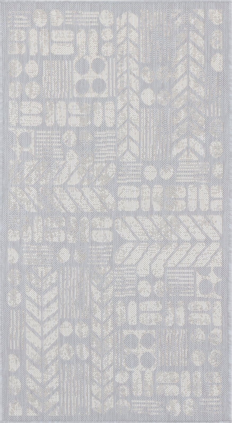 Livabliss Teppich »JIXI« rechteckig 5 mm Höhe In- & Outdoorteppich, Wetterfest, Boho-Teppich für Balkon, Terrasse