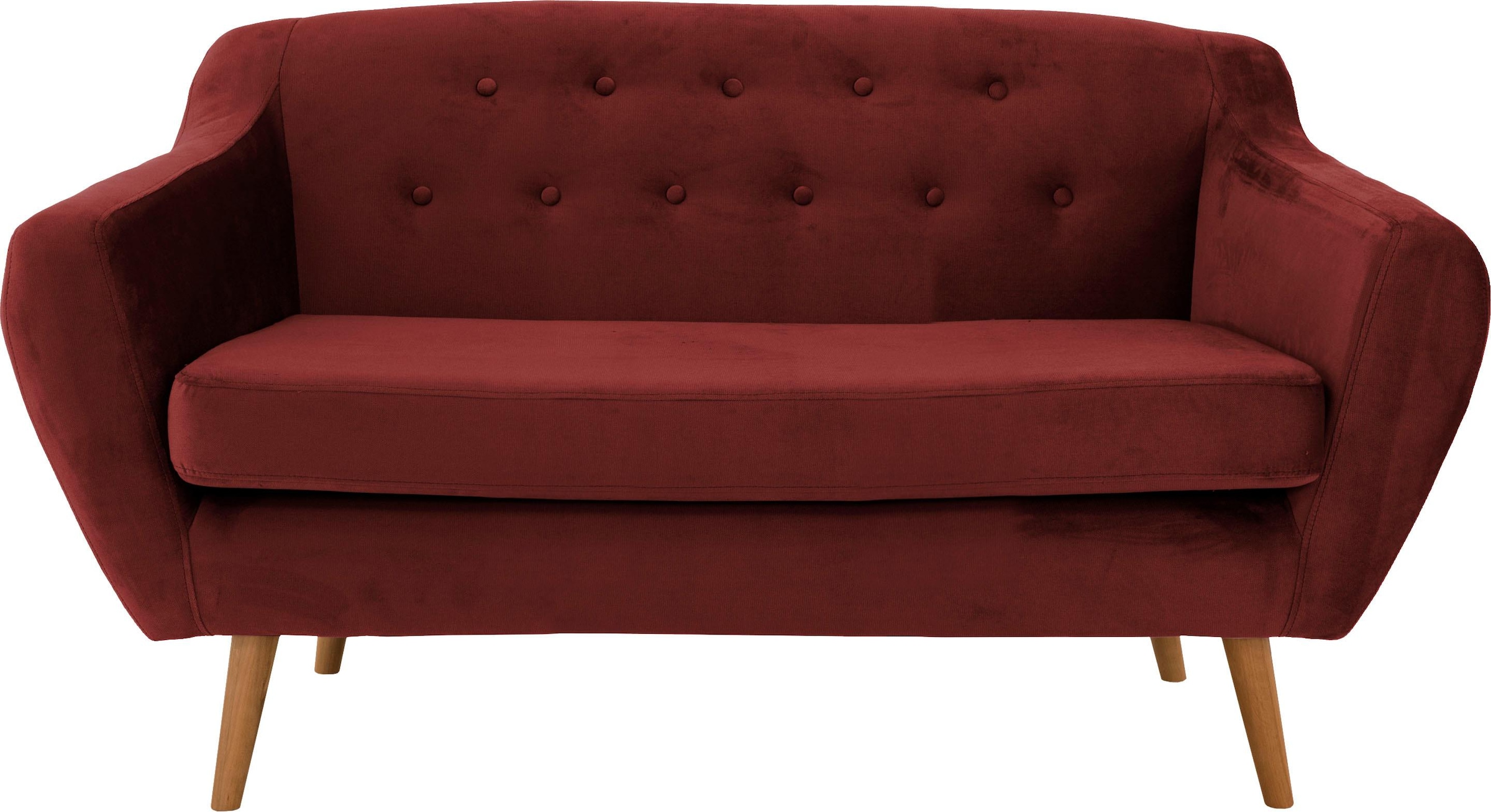 Home affaire 2-Sitzer "Renne" mit Heftung im Rücken im skandinavischem Stil günstig online kaufen