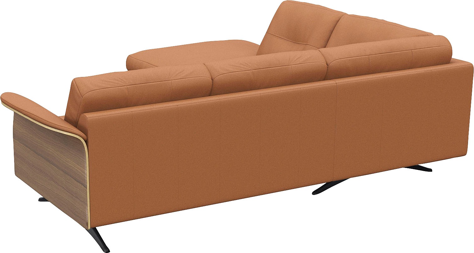 FLEXLUX Ecksofa »Glow, super bequem durch hochwertigem Sitzaufbau mit Federkern, L-Form«, Modernes skandinavisches Design