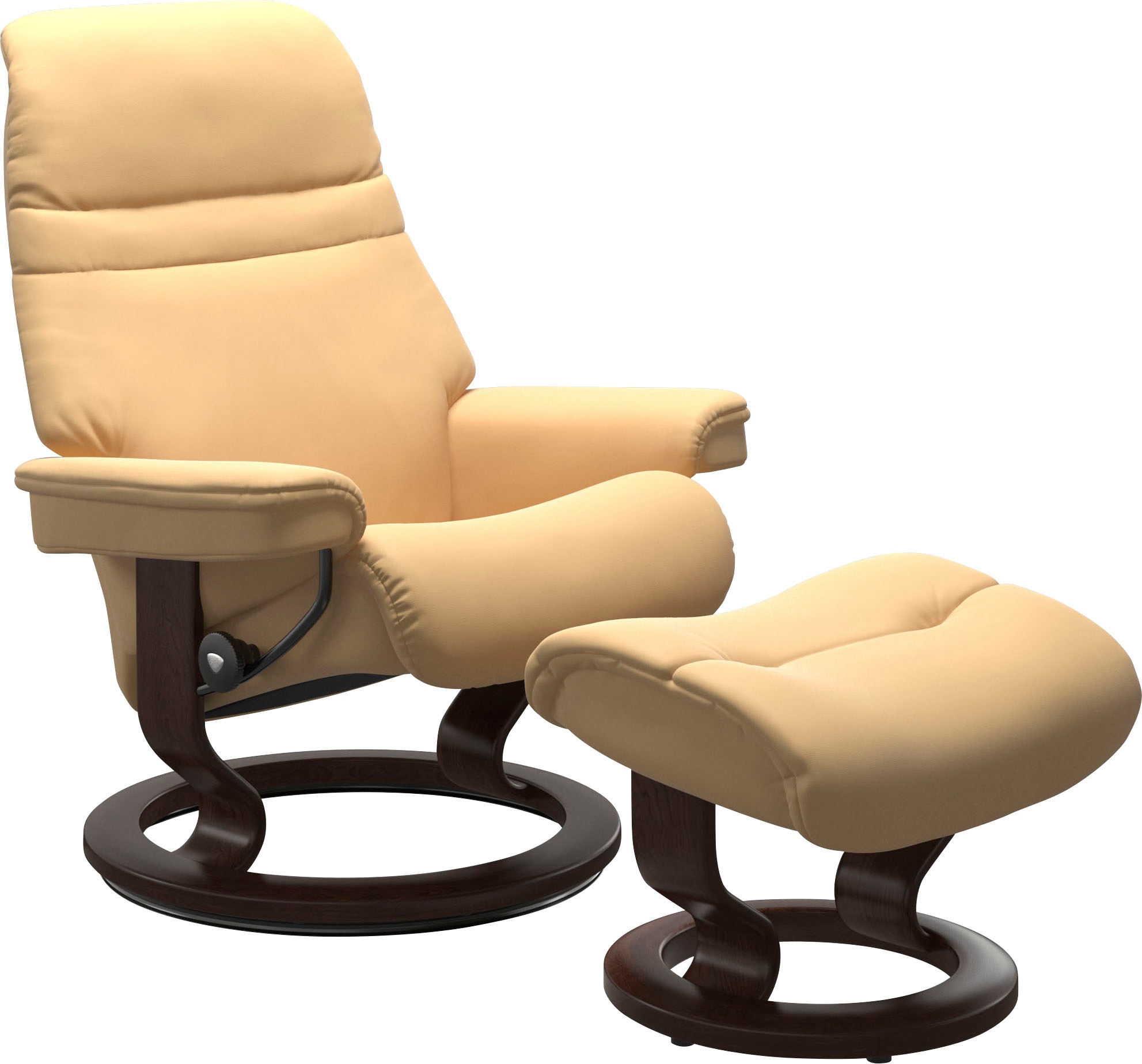 Stressless "Sunrise" mit Classic Base, Größe L, Gestell Braun, in 2 Lederqu günstig online kaufen