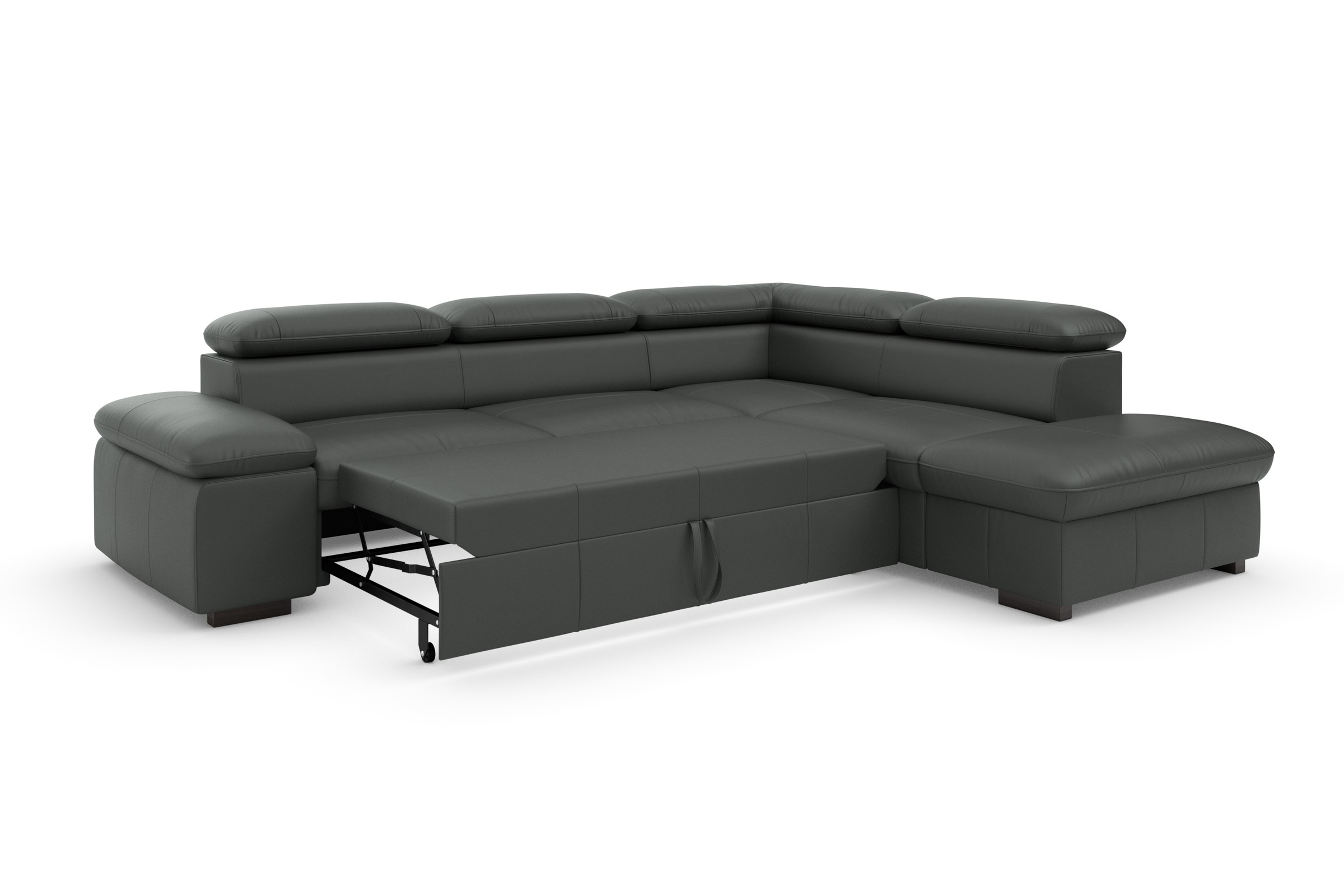 Home affaire Ecksofa »Alberto L-Form«, mit Kopfteilverstellung, wahlweise mit Bettfunktion