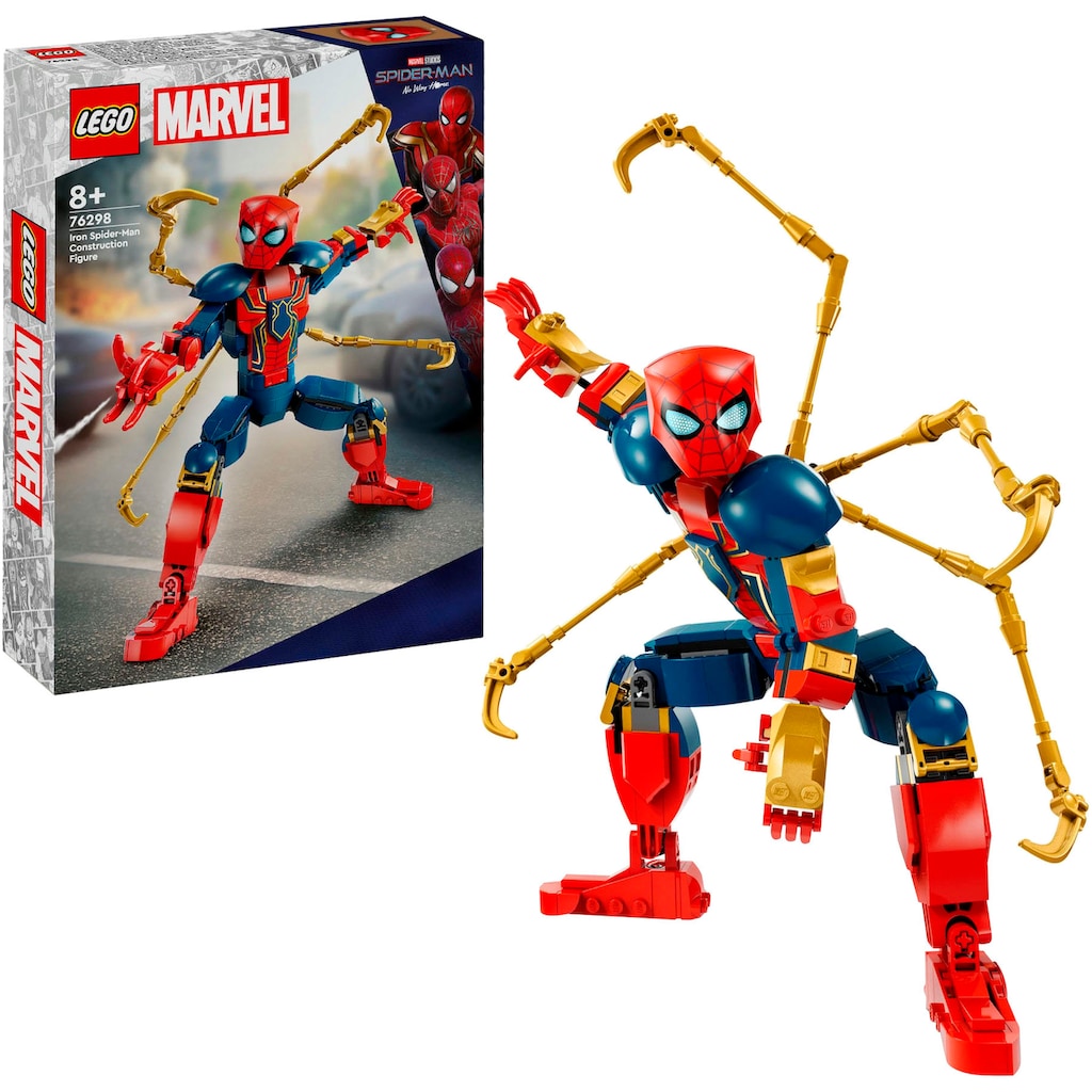 LEGO® Konstruktionsspielsteine »Iron Spider-Man Baufigur (76298), LEGO Super Heroes«, (303 St.)