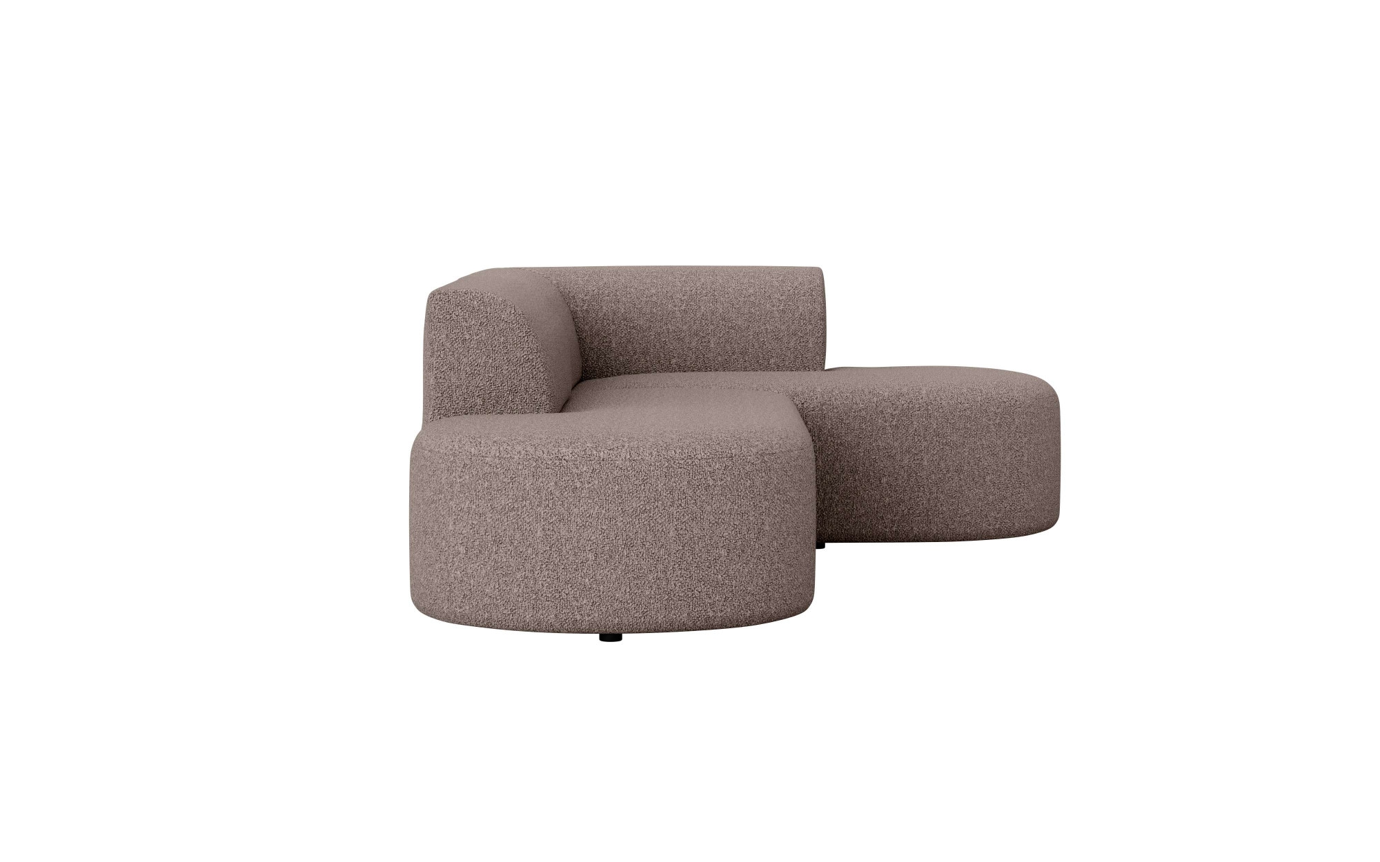 andas Ecksofa »Ecksofa Tvinne mit Ottomane links oder rechts bestellbar«, L-Form, mit Wellenunterfederung, BxTxH 260x170x73 cm