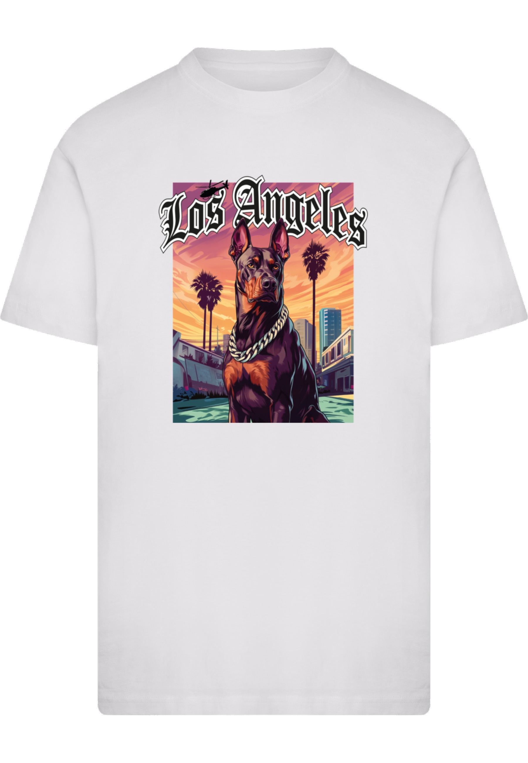 MisterTee T-Shirt "MisterTee Los Angeles Dog Tee" 1 Stk.