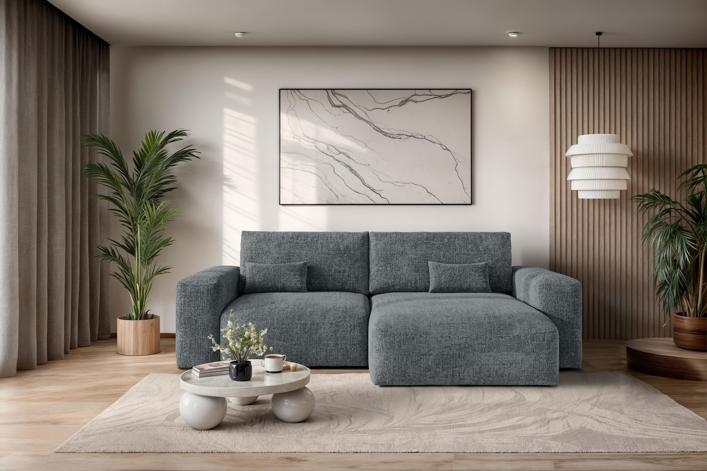 OTTO home Ecksofa "MATTS Schlafsofa mit Bettkasten, Maße B/T/H: 265/159/89 günstig online kaufen