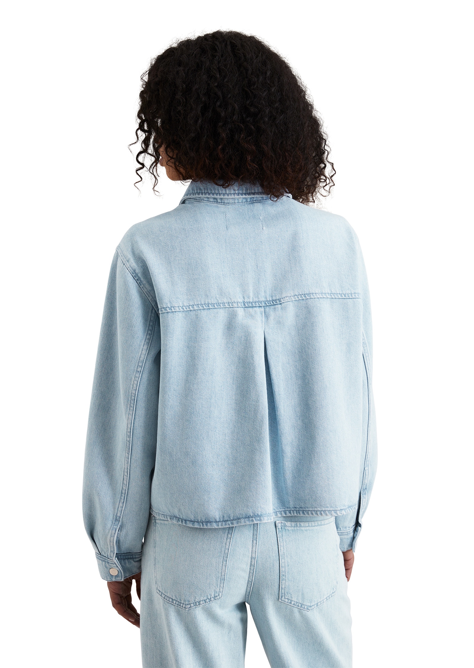 Marc O'Polo DENIM Langarmbluse »made with Orange Fiber«