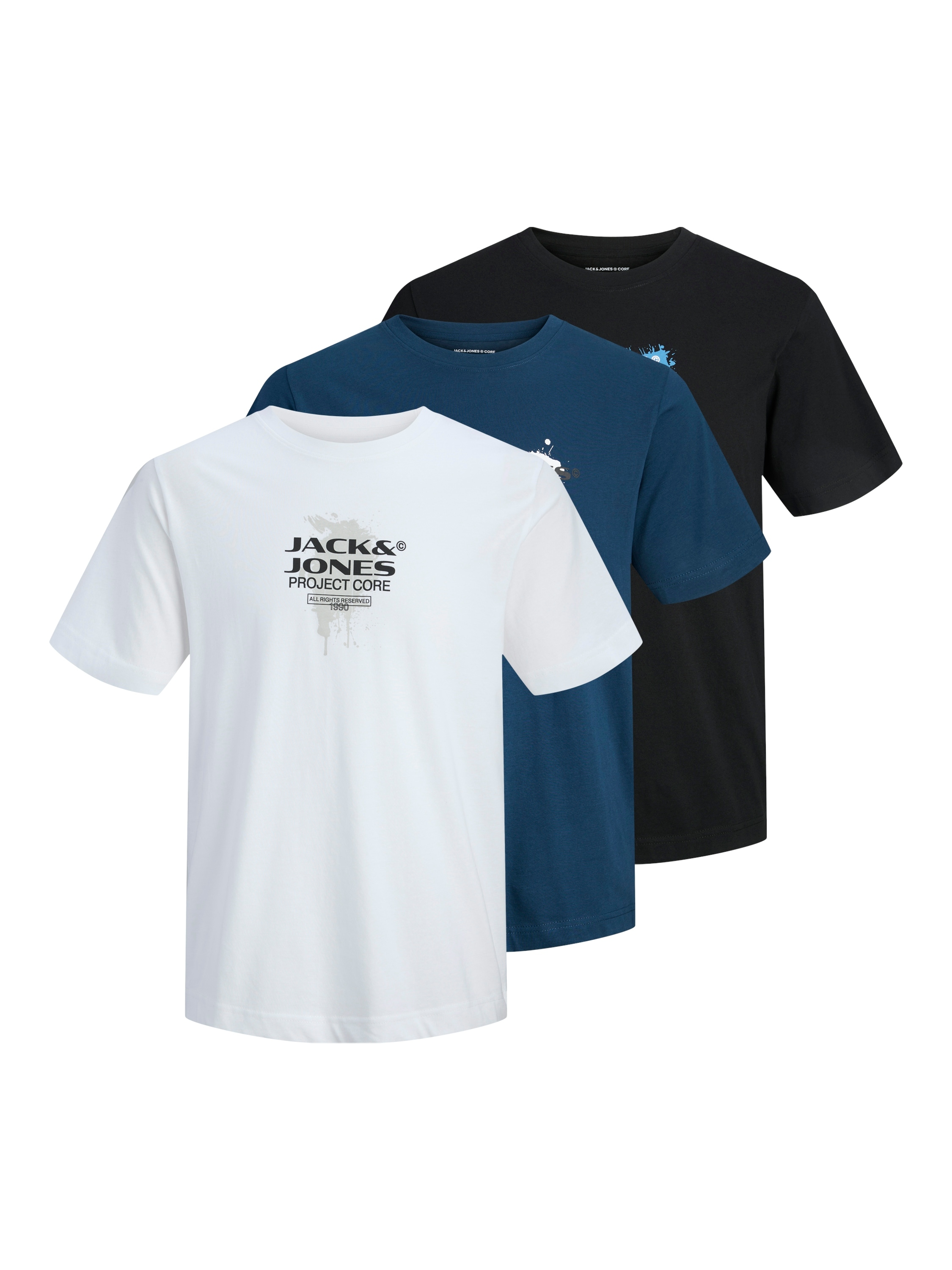 Jack & Jones Rundhalsshirt "JCOCONDOR TEE SS CREW NECK 3PK MP", 3 Stk. günstig online kaufen