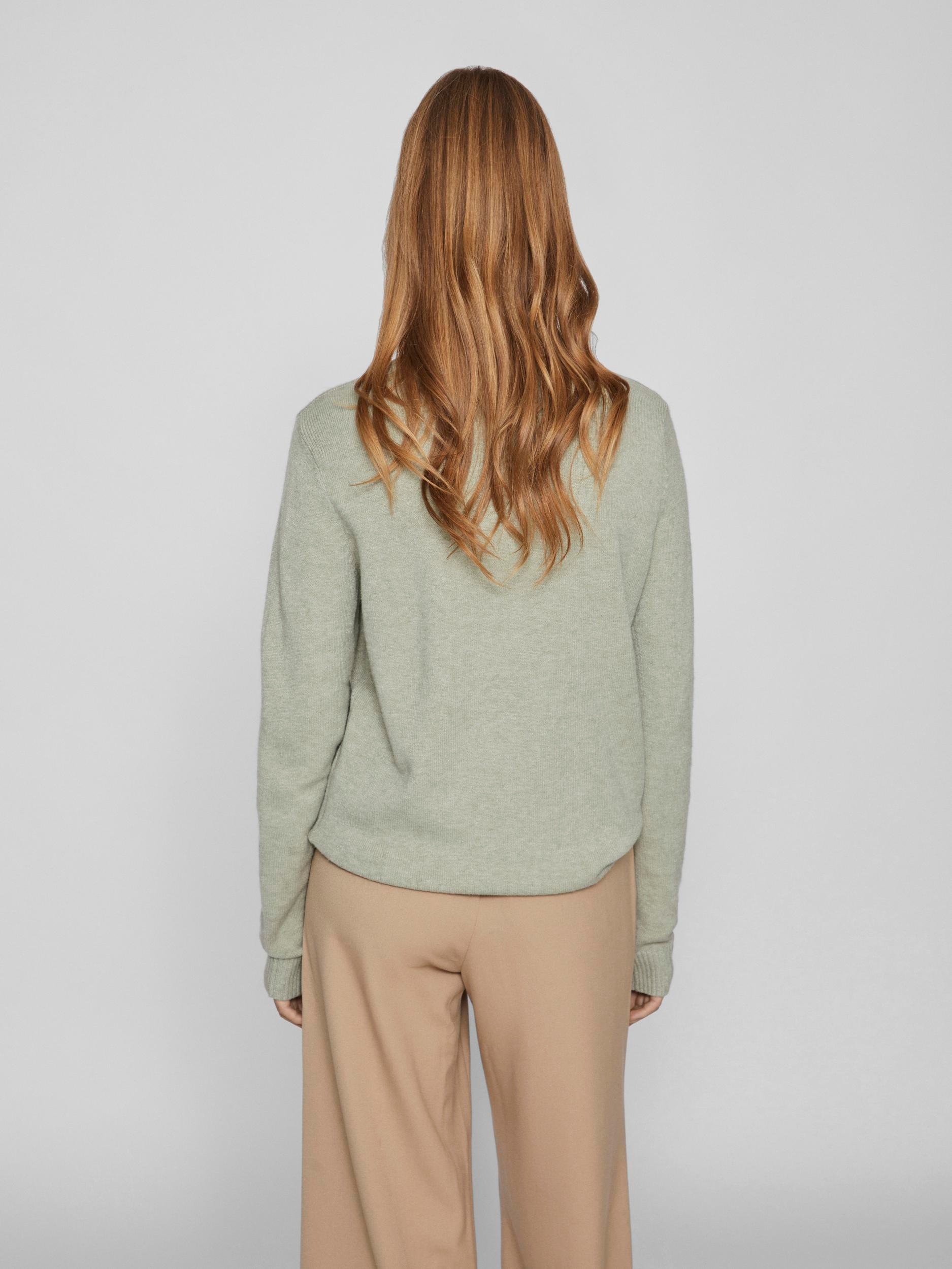 Vila Pull Ril Knit Top Green S 2