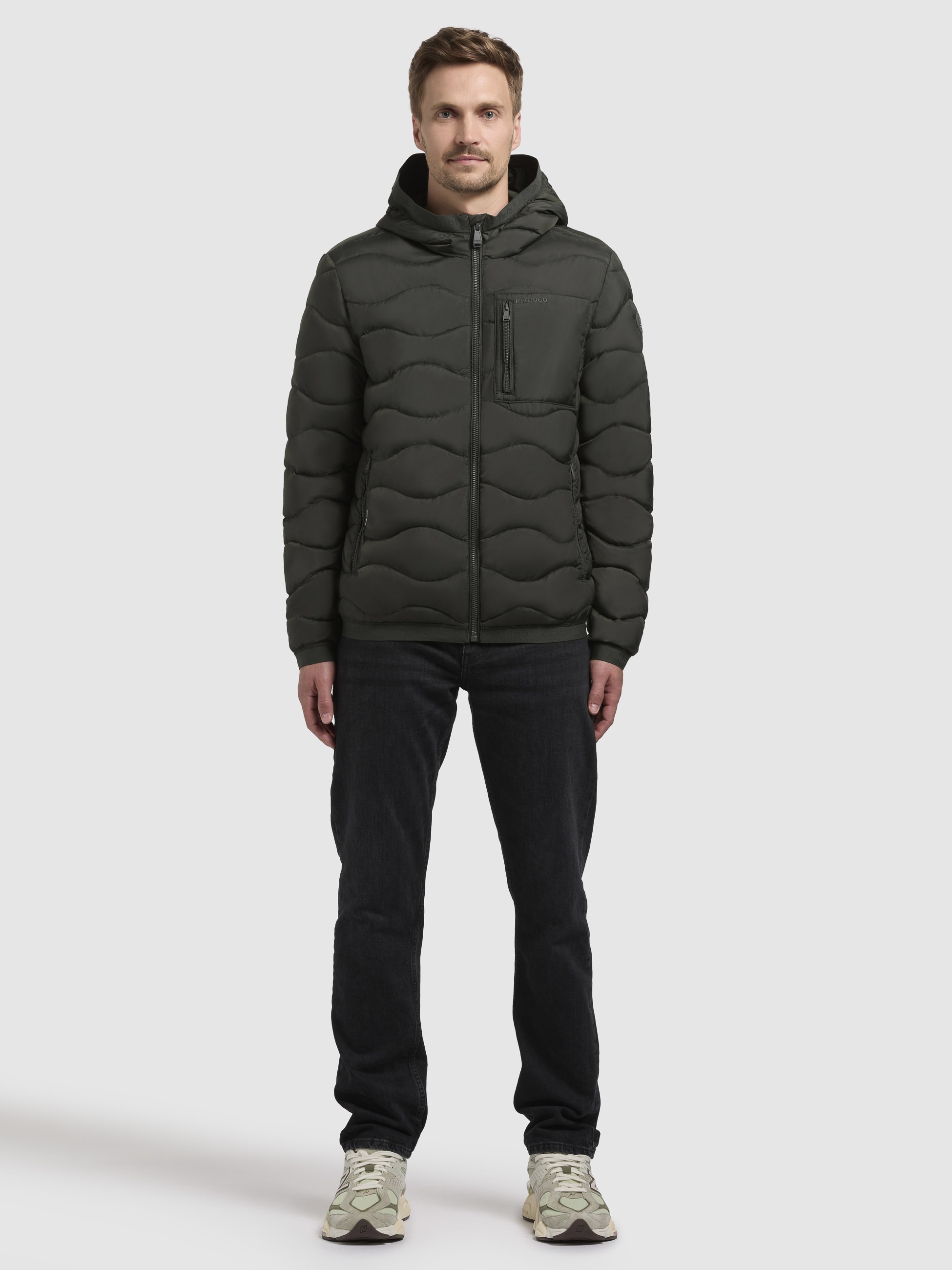 khujo Steppjacke »OMER« mit Kapuze