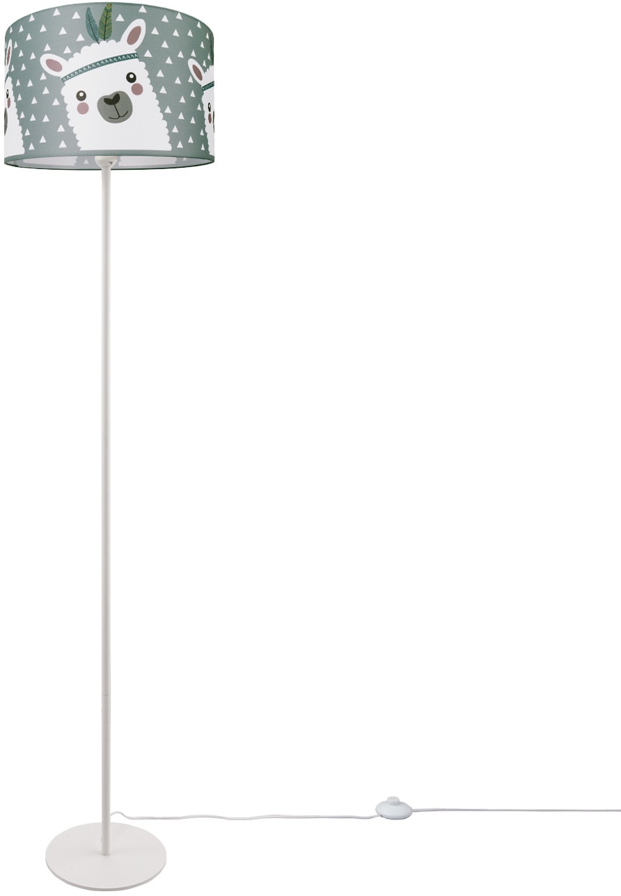 Paco Home Stehlampe Kinderzimmer günstig 214«, LED Stehleuchte 1 flammig-flammig, E27 kaufen Kinderlampe Lama-Motiv | Mit Lampe »Ela