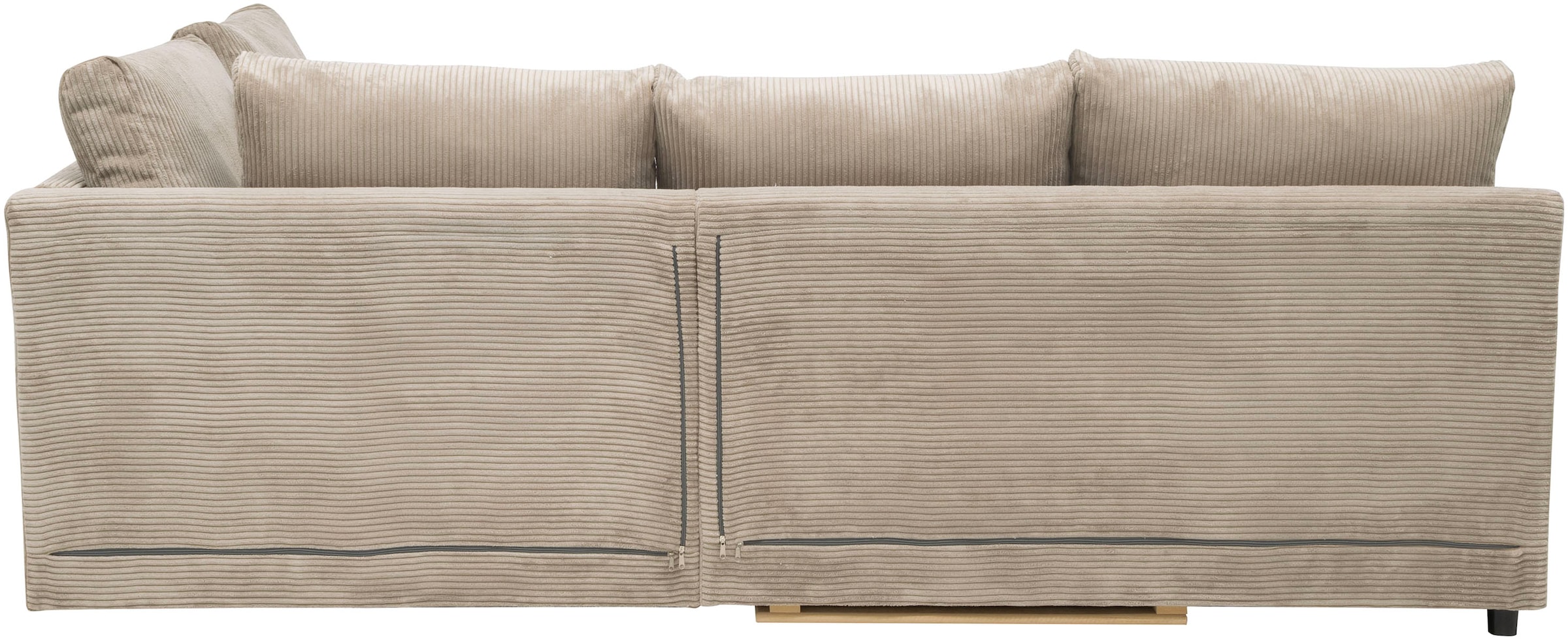 Home affaire Ecksofa »Night & Day L-Form, B: 316 cm mit Dauer-Schlaffunktion 180x200 cm« Set: Sofa & Hocker, Bettfunktion, Bettkasten & Kissen, Boxspringbett