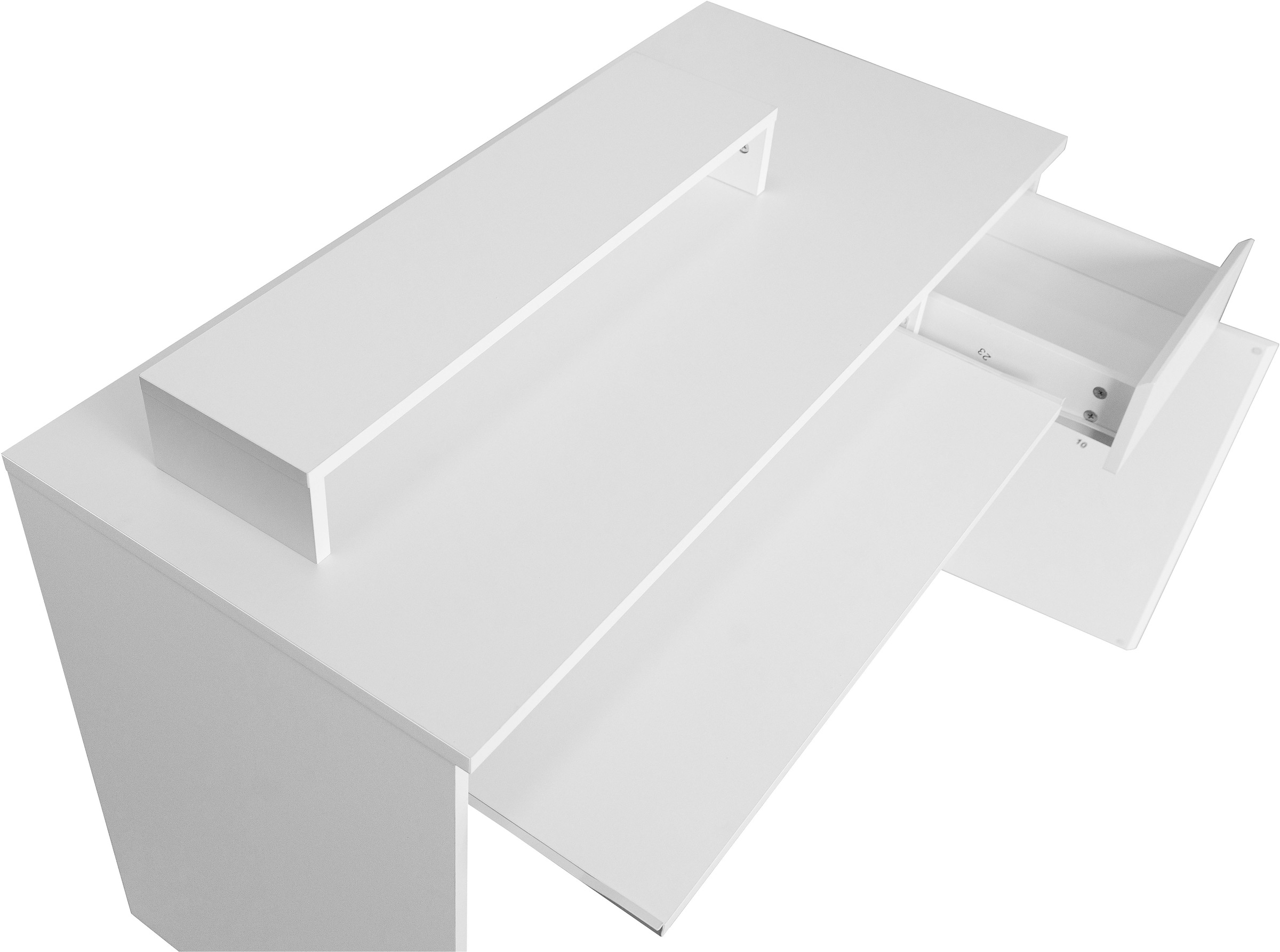 OTTO home Schreibtisch »Jarvie« mit Tastaturauszug, mit Monitoraufsatz, mit Schublade