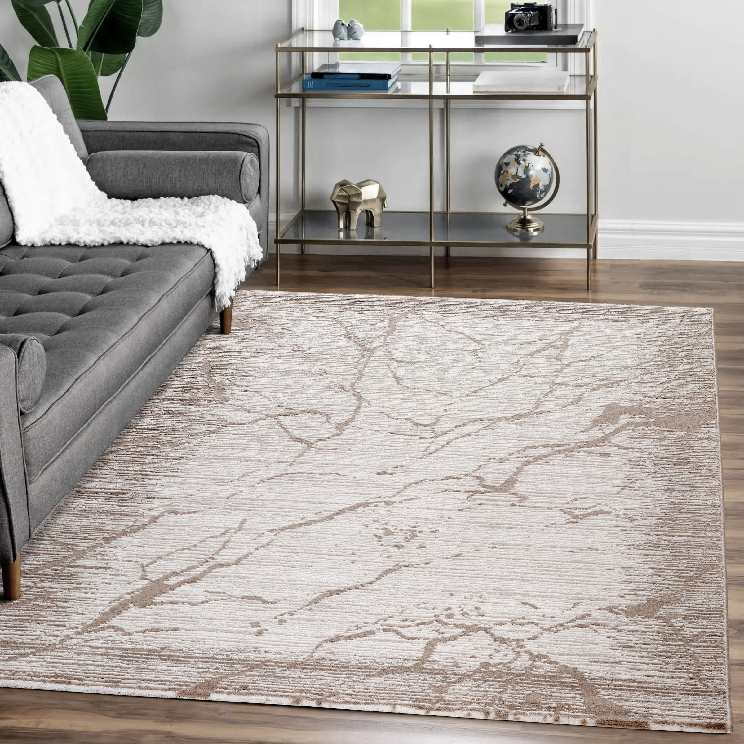 Sehrazat Teppich »Lexa 6000«, rechteckig, 9 mm Höhe, mit Bordüre,modernes Design,ideal für Wohnzimmer,Kurzflor,Pflegeleicht