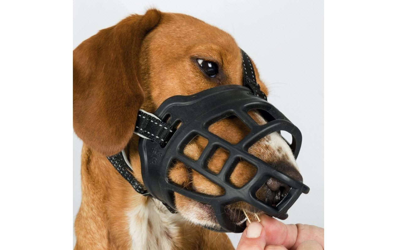 TRIXIE Maulkorb »Maulkorb Muzzle Flex L« Nylon | Silikon