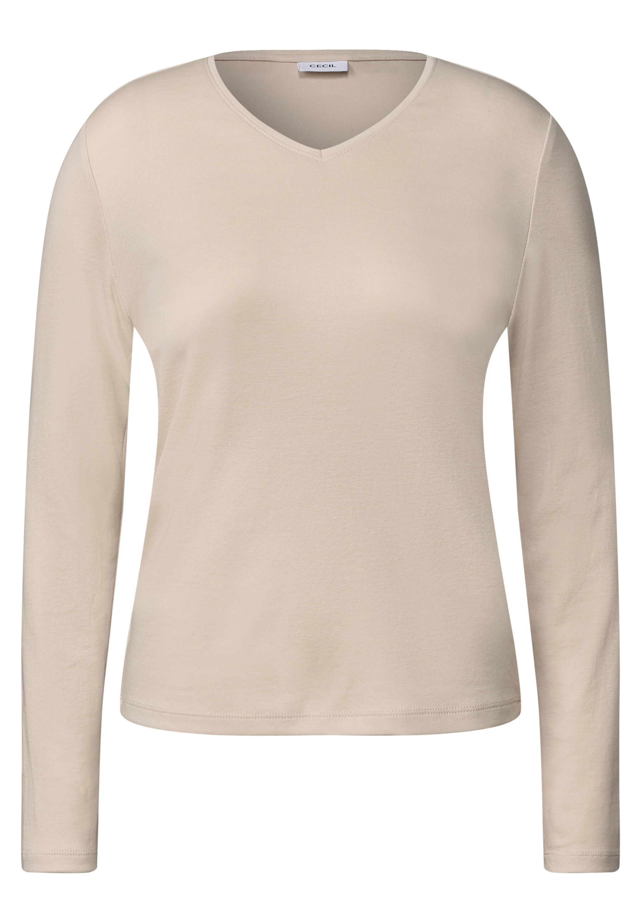 Cecil Langarmshirt aus reiner Baumwolle