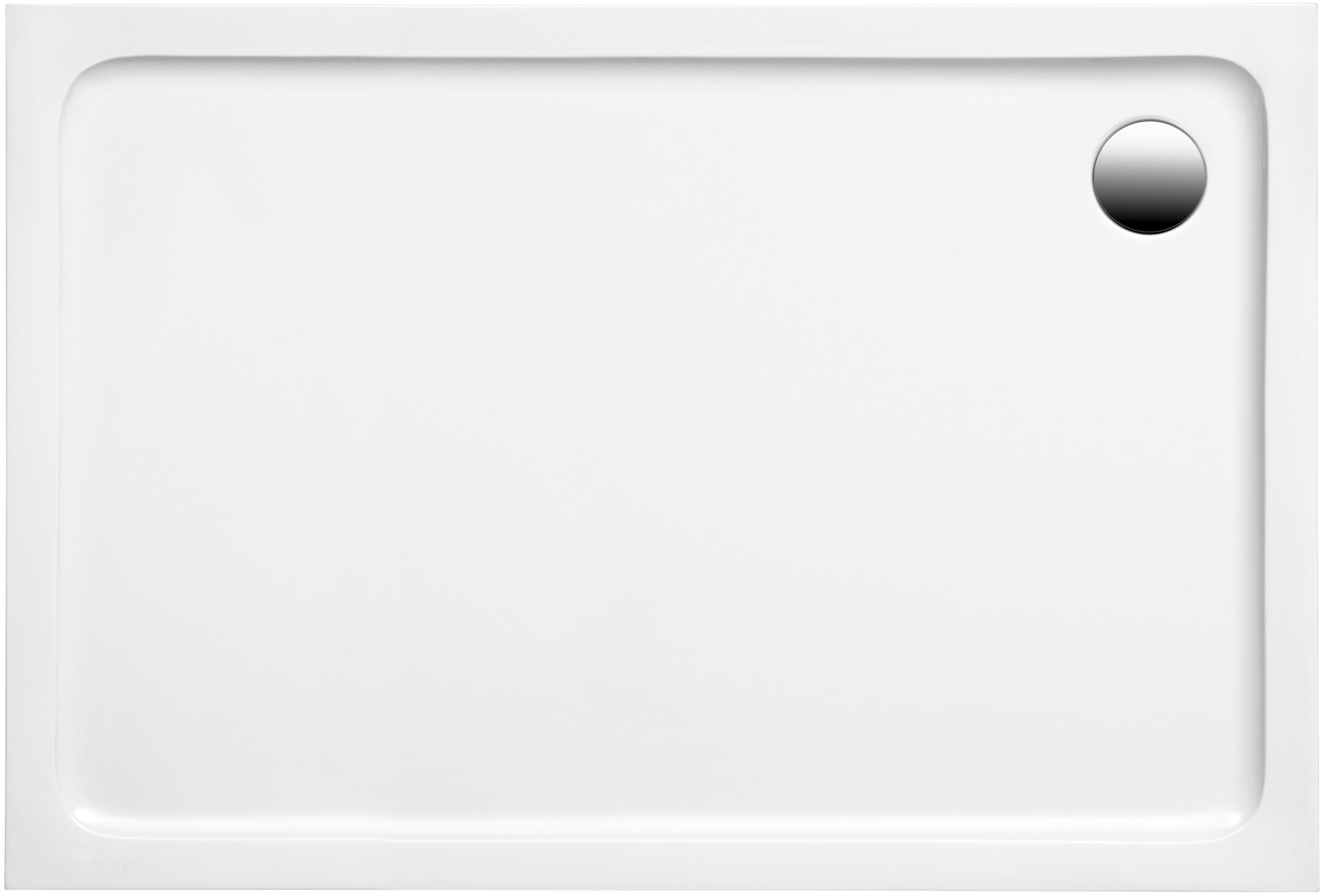 OTTOFOND Duschwanne, (Set), 120x90x3 cm, mit Fußgestell, Ablaufgarnitur und Fugendichtband
