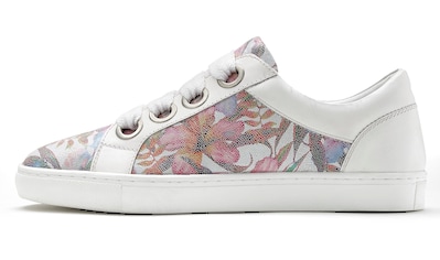 LASCANA Sneaker, aus Leder mit Blumenprint kaufen