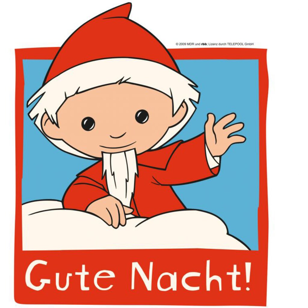 Wall-Art Wandtattoo »Gute Nacht Sandmann Wandsticker«, (1 St.), selbstklebend, entfernbar