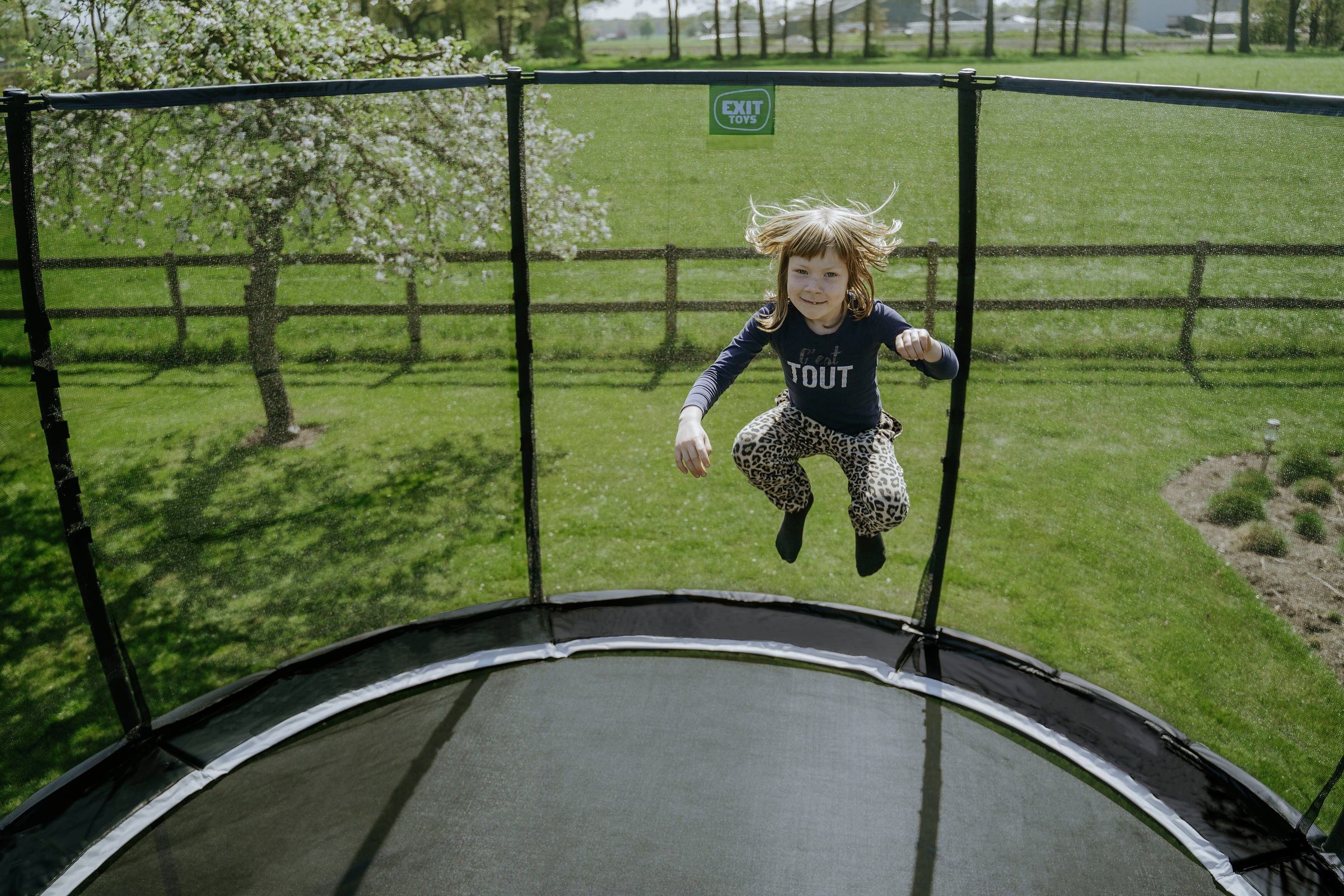 EXIT Gartentrampolin »Allure Premium«, mit Sicherheitsnetz