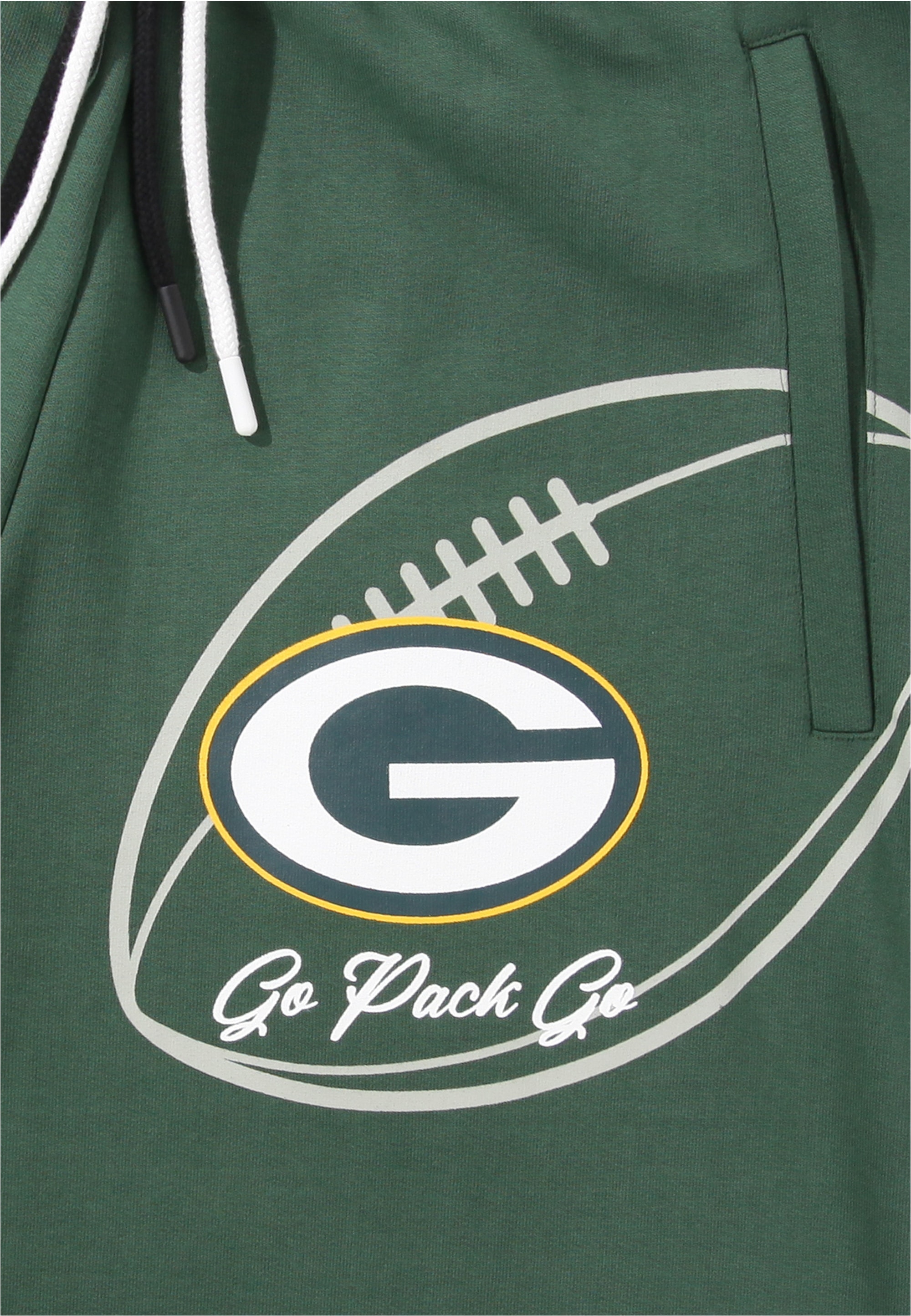 Recovered Sweathose »NFL Packers Go Pack Go«, (1 tlg.), für alle Green Bay Packers-Fans