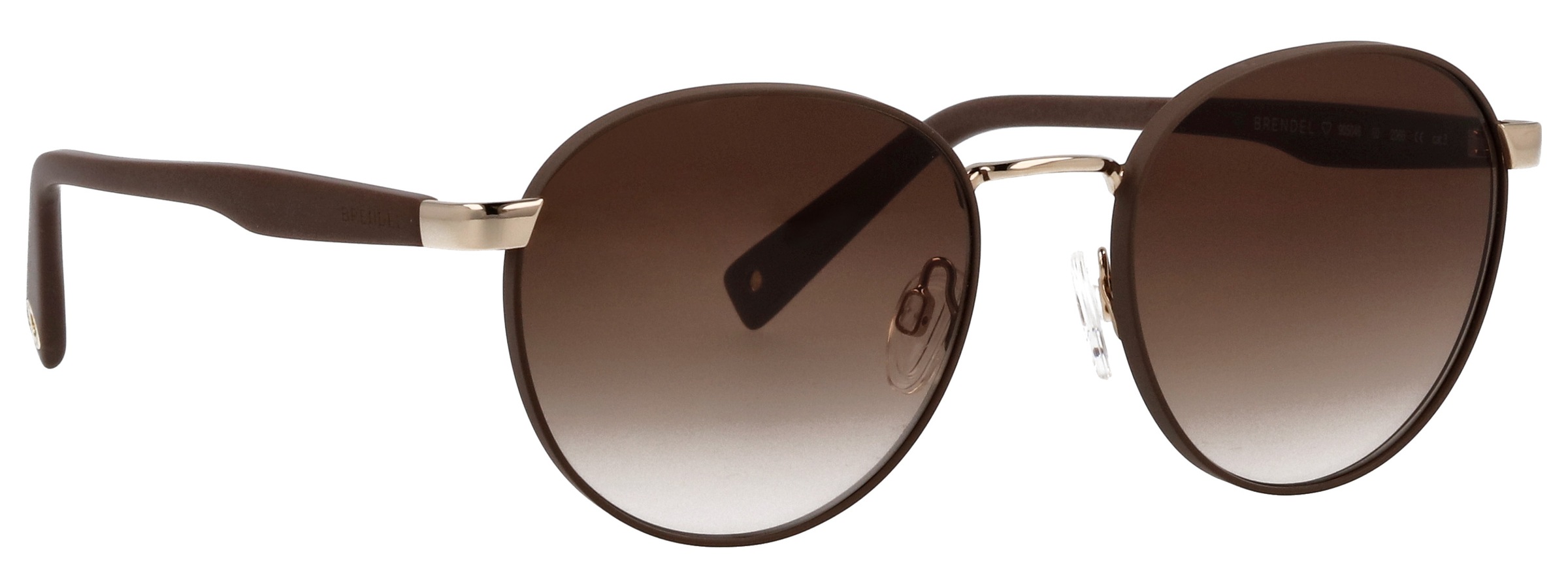 Brendel Eyewear Round Sunglasses Chocolate 2