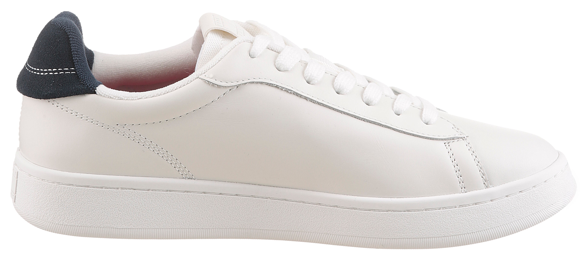 Tommy Jeans Plateausneaker »ARCHIVE' 98«, Freizeitschuh, Halbschuh, Schnürschuh, Kontrastbesatz an der Ferse