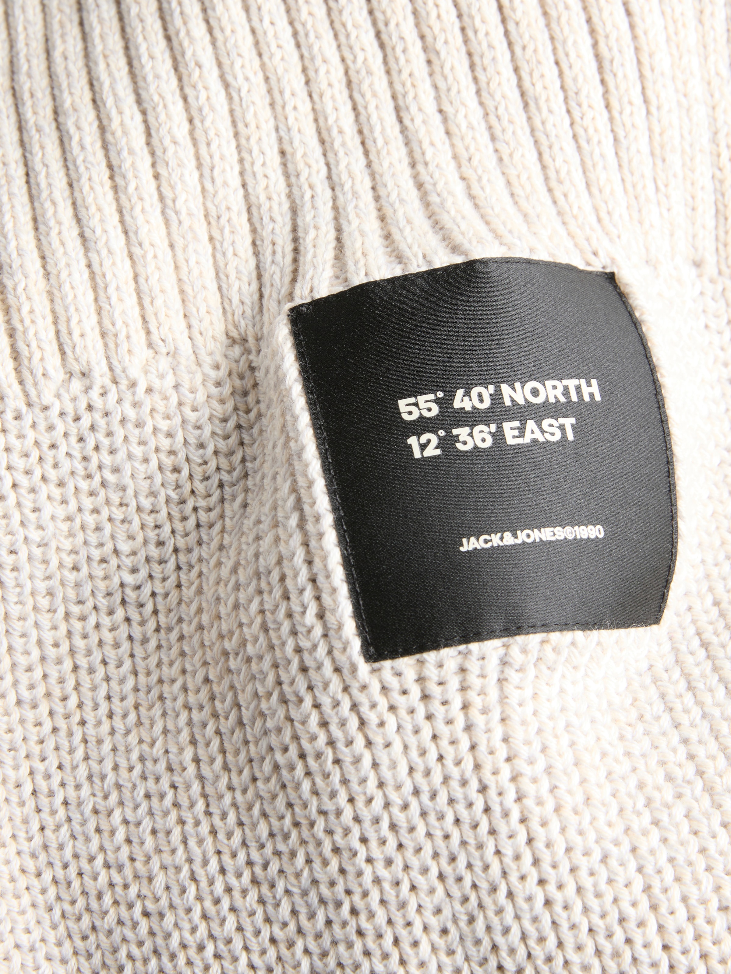 Jack & Jones Strickjacke »JJCLEVELAND KNIT ZIP CARDIGAN« Baumwolle, regular Fit