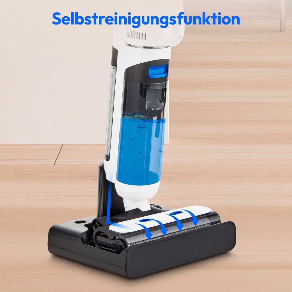 Medion® Nass-Trocken-Sauger »H30 (MD 11935), Frisch- und Schmutzwassertank, integriertes Zubehör«, Selbstreinigungs- und Trocknungsfunktion, 45min Laufzeit, LED-Display