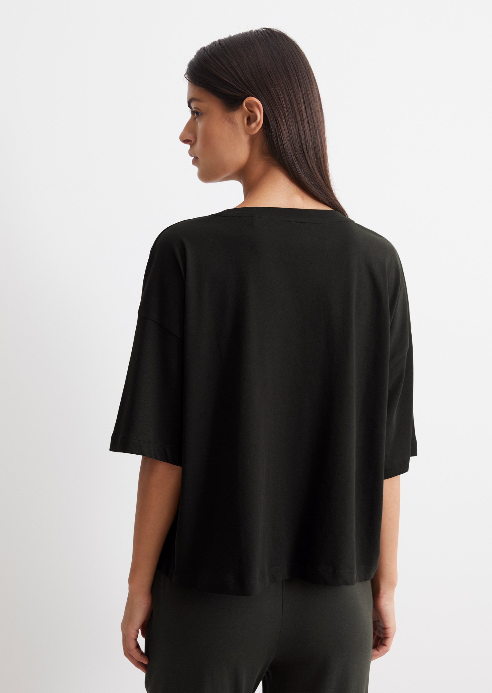 Thumbnail - Marc OPolo T-Shirt "MIX & MATCH", Rundhals-Ausschnitt, Kurzarm, Pure Cotton, Single Jersey Quallität