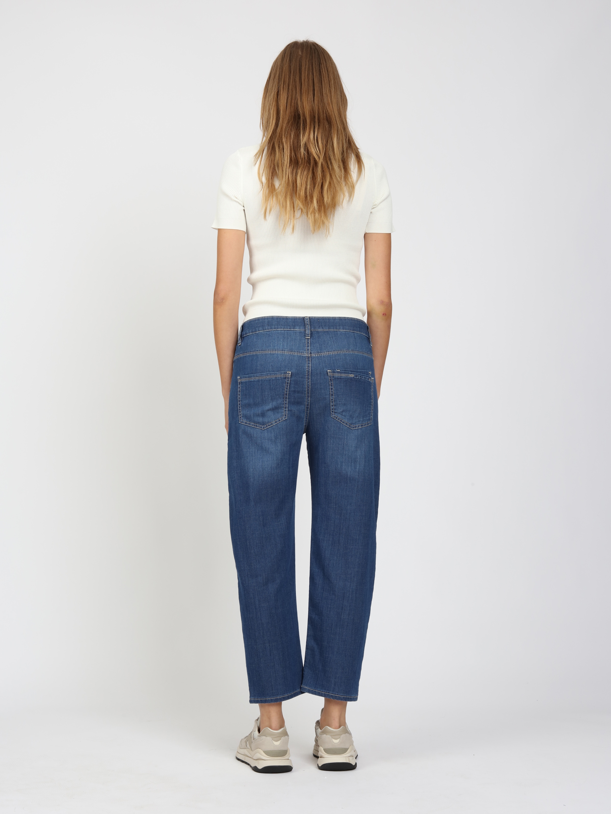 GANG 5-Pocket-Jeans »94IDA« Light Denim, O-Shape, cropped