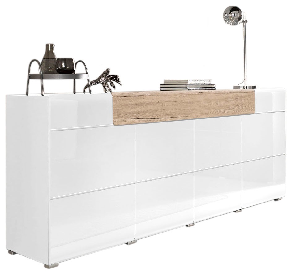 OTTO home Sideboard "Toledo,Breite 208cm,moderne Kommode mit dekorative Frä günstig online kaufen
