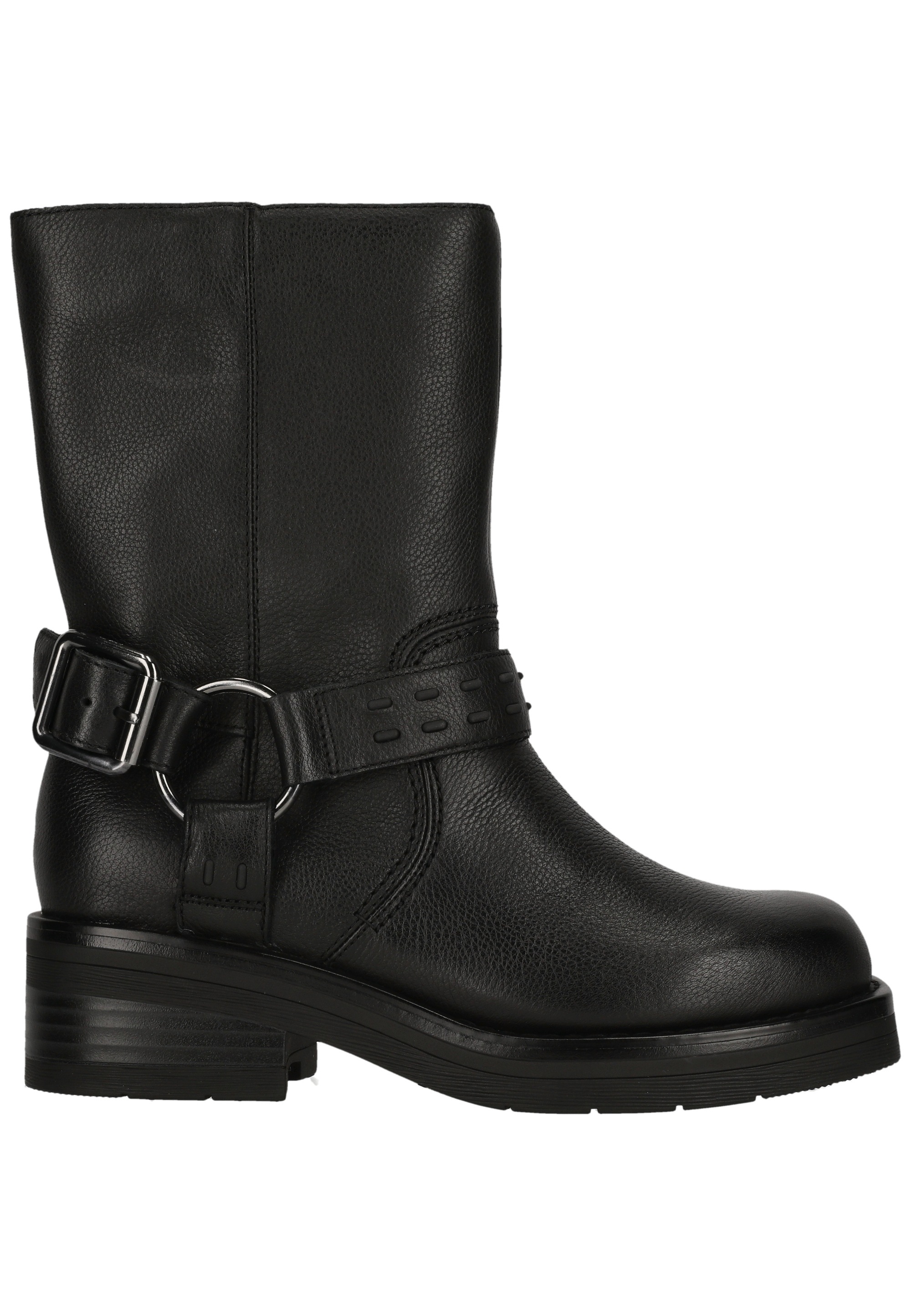 Clarks pour femme. 26178896 Bottes en cuir Rebelle Up noir (41), 1 à 3 cm, Fermeture éclair, Casuel 2