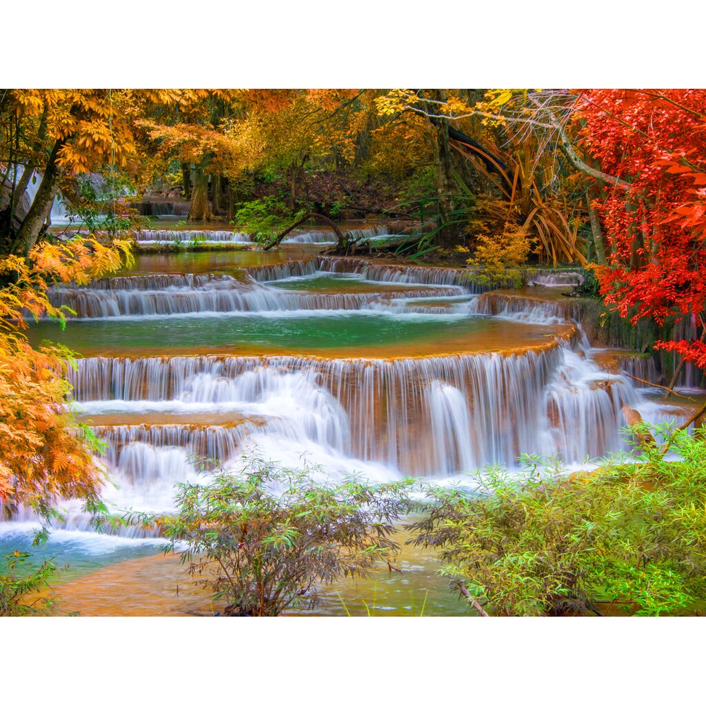 Papermoon Fototapete »Waterfall in Rain Forest«