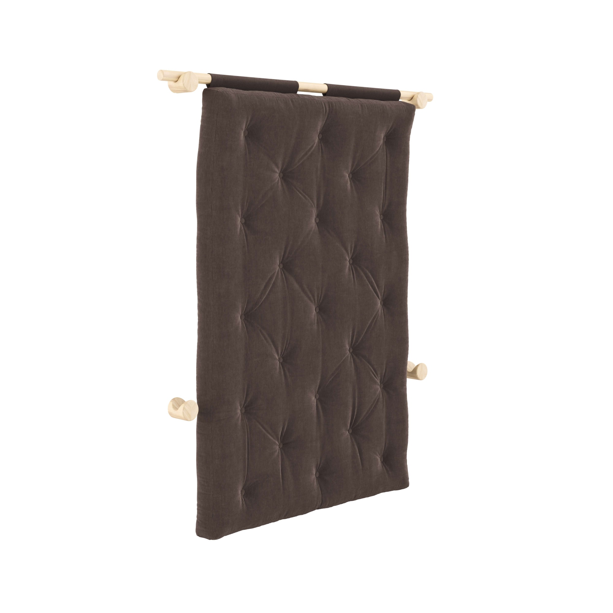 Karup Design Schlafsofa »Hooked Schlafsessel, Sitz- und Schlafplatz, Wandmontiert, platzsparend«, Futonmatratze inkl. Halterungsset aus FSC®-zertifiziertem Massivholz