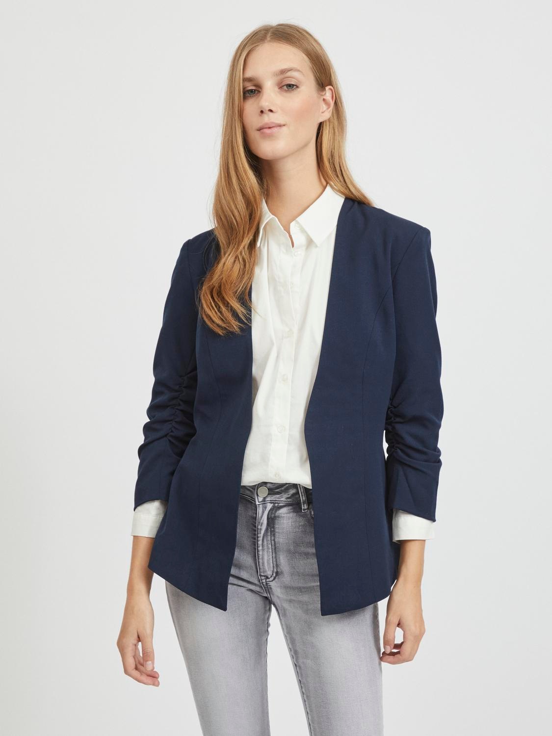 Vila Kurzblazer "VIHER NEW 3/4 BLAZER -NOOS" Materialmix, regular fit günstig online kaufen