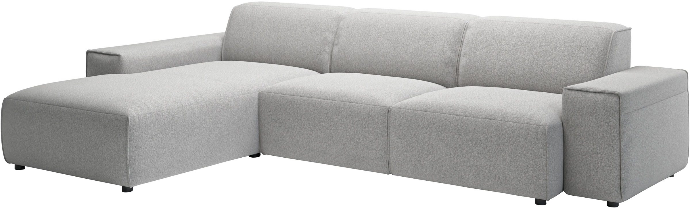 andas Ecksofa »Glimminge auch in Breitcord, Feincord, Bouclé + Easy care-Bezug«, L-Form, Breite 294, Zierkissen