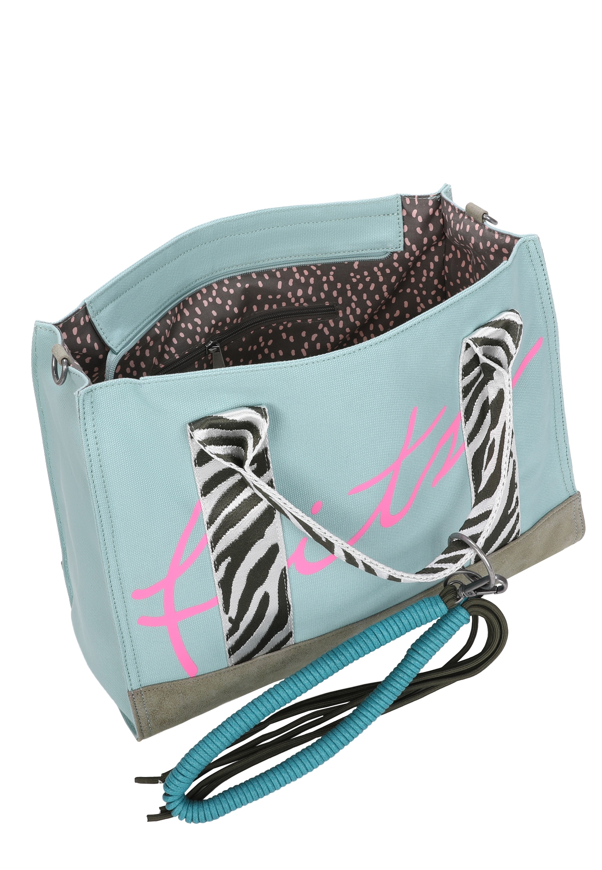Fritzi aus Preußen Henkeltasche »Summer Zebra Safari«, mit abnehmbarer Kordel