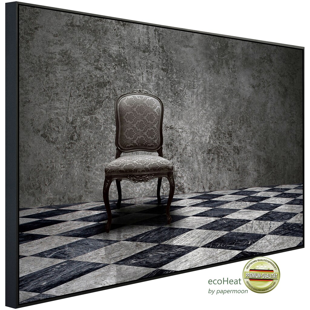 Papermoon Infrarotheizung »Stuhl in Raum«