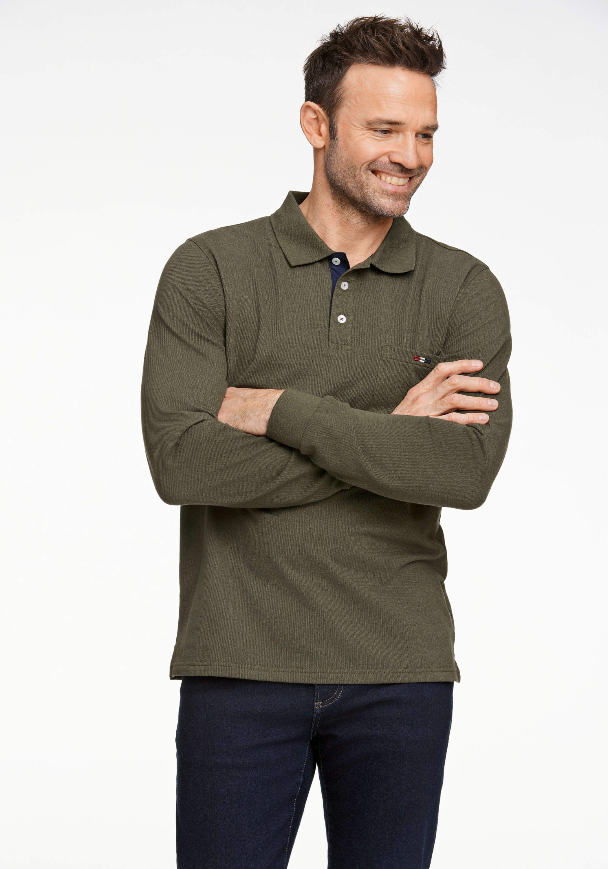 BISON Poloshirt "BISON Poloshirt" günstig online kaufen