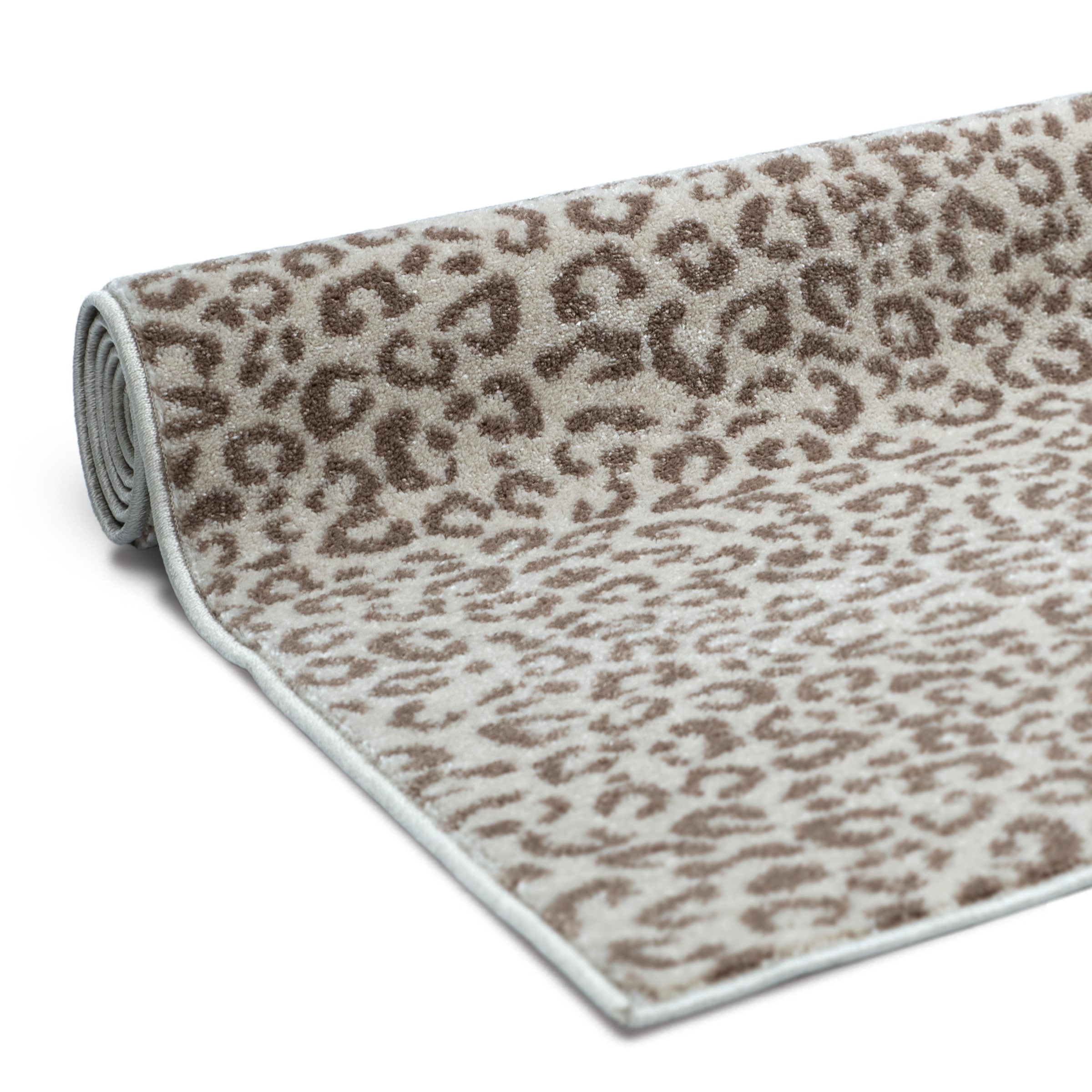 OTTO home Teppich »Fynna, Leoparden-Muster, Animalprint« rechteckig 9 mm Höhe besonders weicher Flor, Wohnzimmer, Schlafzimmer, Esszimmer, Leo