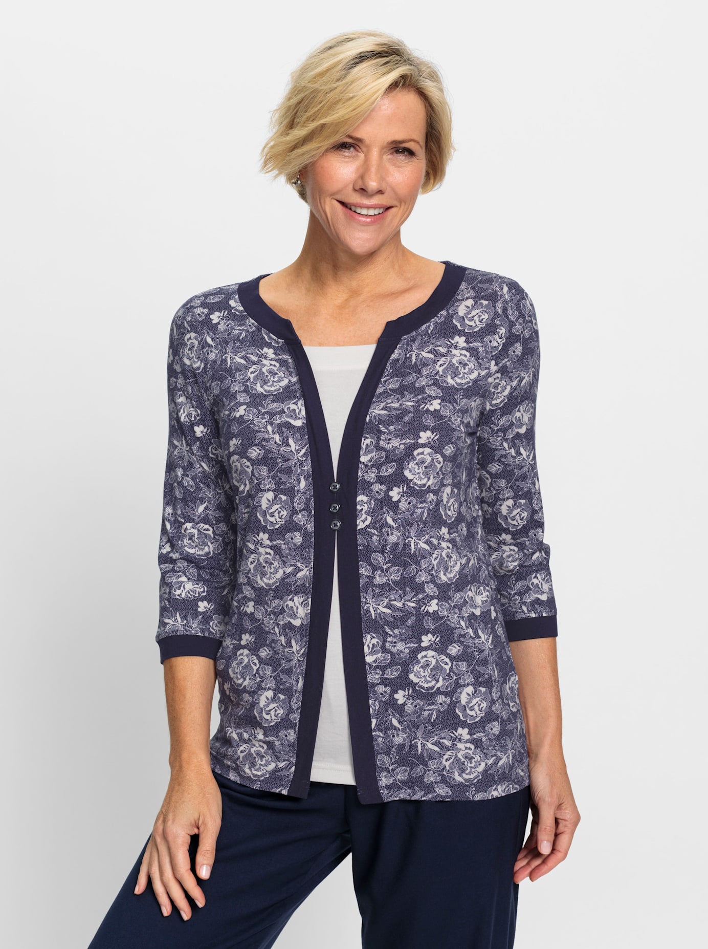 Classic 2-in-1-Shirt "Shirt 2 in 1" 1 Stk. tlg. günstig online kaufen